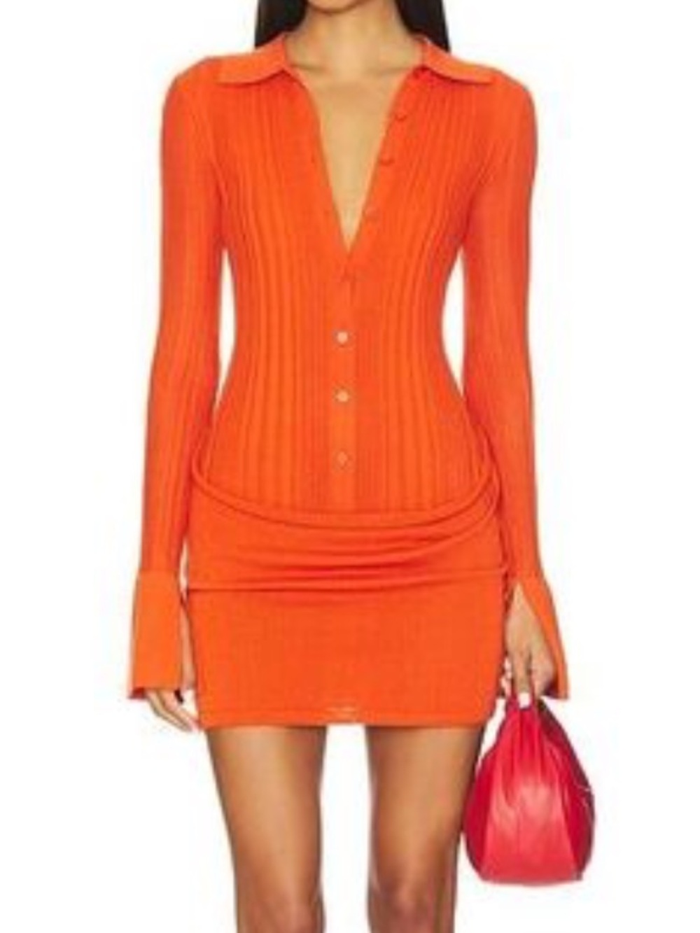 Significant other Women's Orange Yasmine Mini Dress sz 6